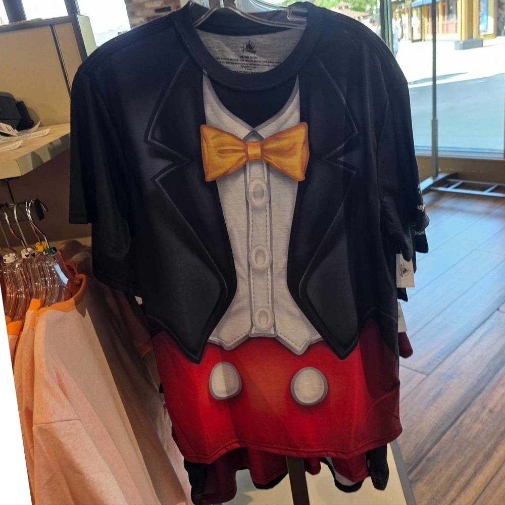 Disney Adult Costume Shirt - Disney Character - Mickey Mouse Outfit, Size XXL